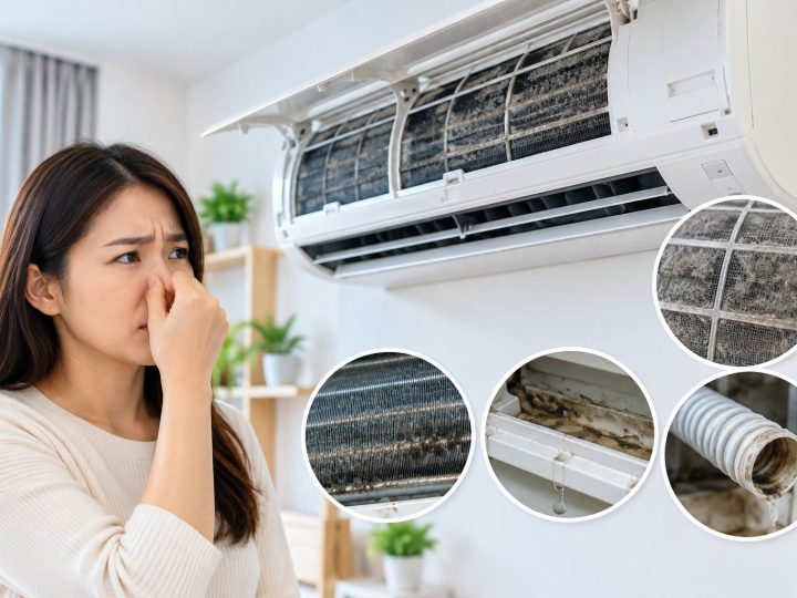 Điều hòa có mùi ẩm mốc: Cách tìm nguyên nhân