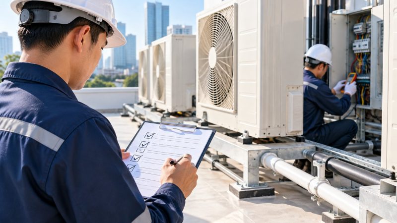 Nghiệm thu hệ thống máy lạnh công trình: Checklist
