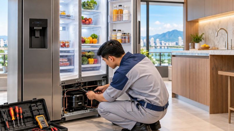 Sửa tủ lạnh side by side Đà Nẵng đúng lỗi