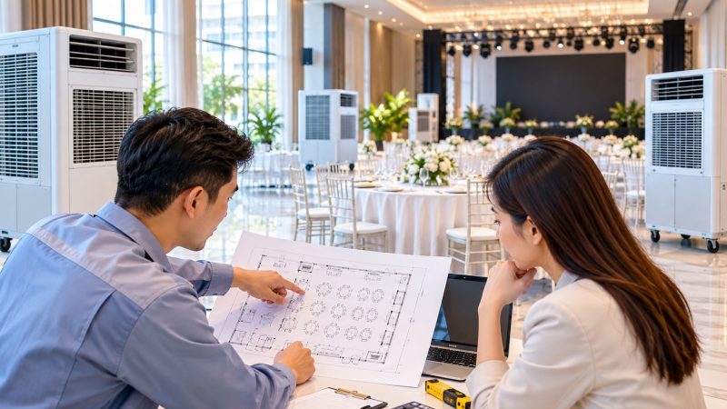 Chọn công suất máy lạnh thuê theo diện tích