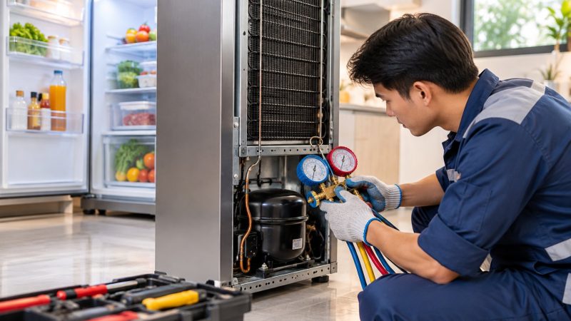 Tủ lạnh hết gas? Dấu hiệu, nguyên nhân, cách xử lý