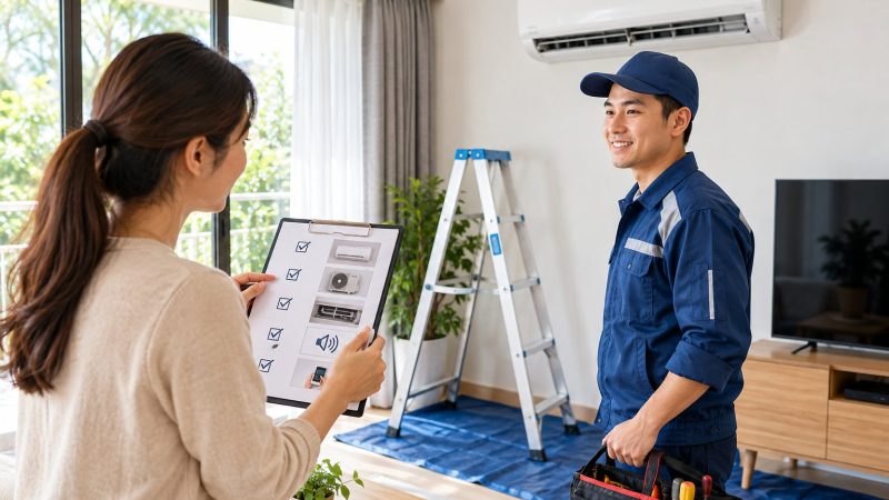 Chuẩn bị trước khi thợ điện lạnh đến nhà: Checklist