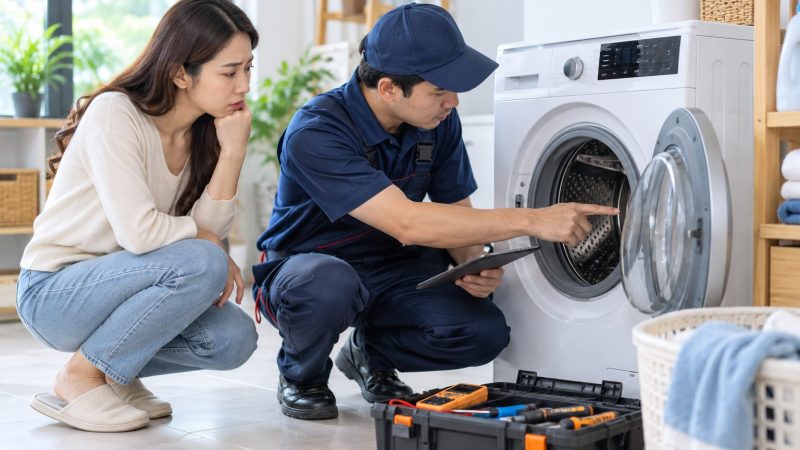 Lỗi máy giặt thường gặp: Dấu hiệu và cách xử lý