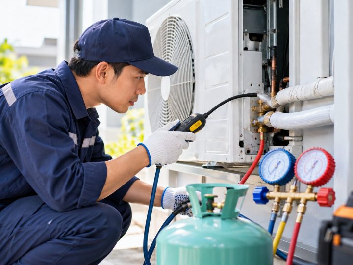 Kiểm tra rò gas điều hòa trước khi nạp đúng cách