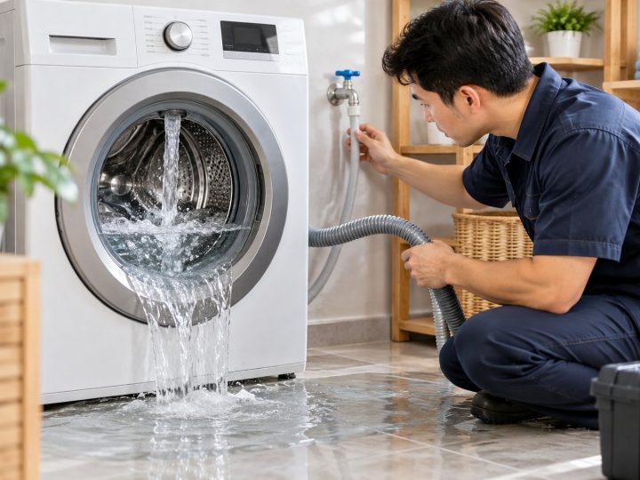 Máy giặt cấp nước liên tục: Phân biệt và xử lý