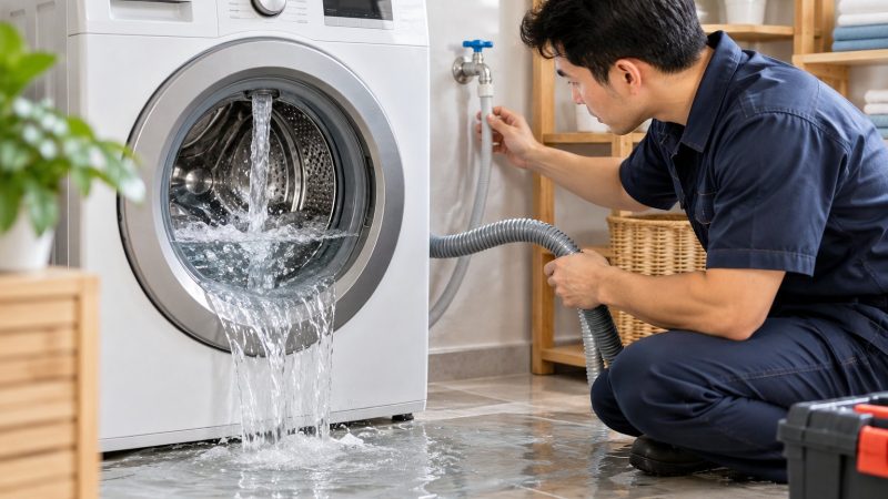 Máy giặt cấp nước liên tục: Phân biệt và xử lý