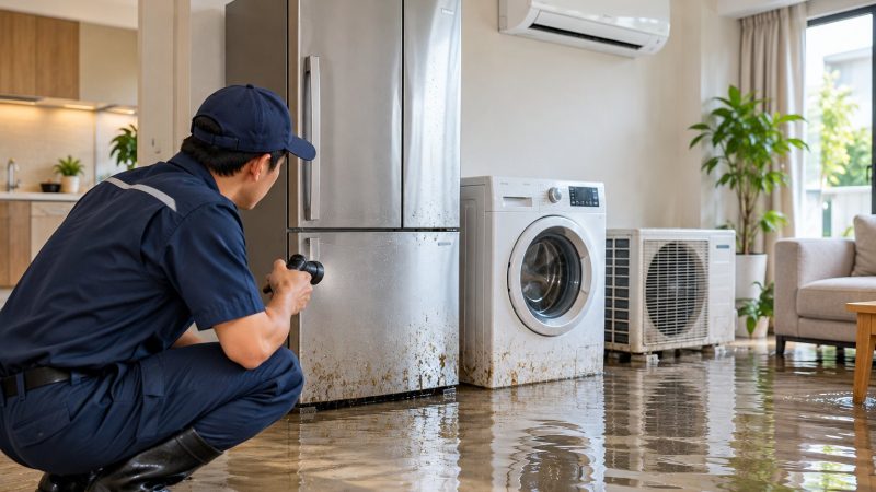 Thiết bị điện lạnh bị ngập nước: Cách xử lý an toàn