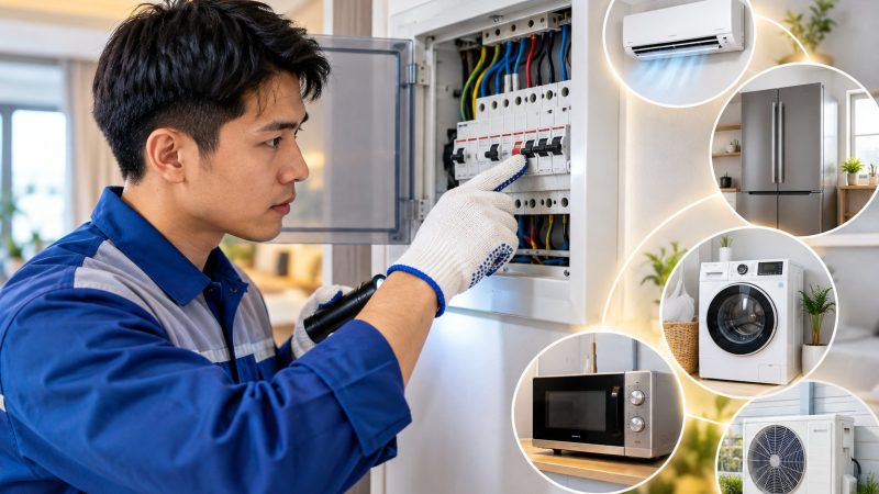 Thiết bị điện lạnh làm nhảy aptomat: Xử lý an toàn