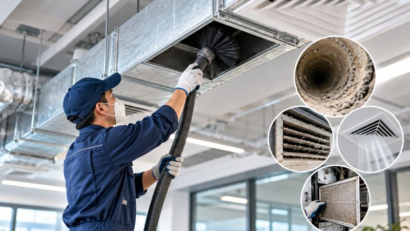 Khi nào cần vệ sinh điều hòa ống gió?