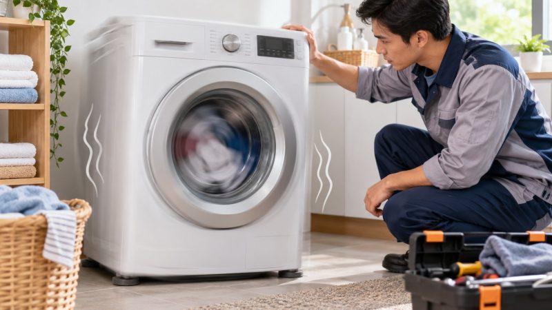 Máy giặt rung lắc mạnh khi vắt: kiểm tra thế nào?