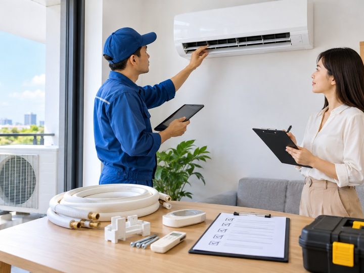 Checklist bàn giao máy lạnh thuê: Kiểm tra từ A–Z