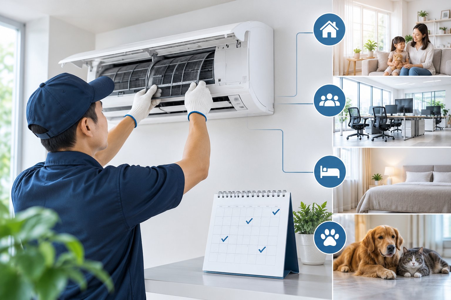 Ảnh minh hoạ: Bao lâu nên vệ sinh điều hòa một lần? Cách xác định
