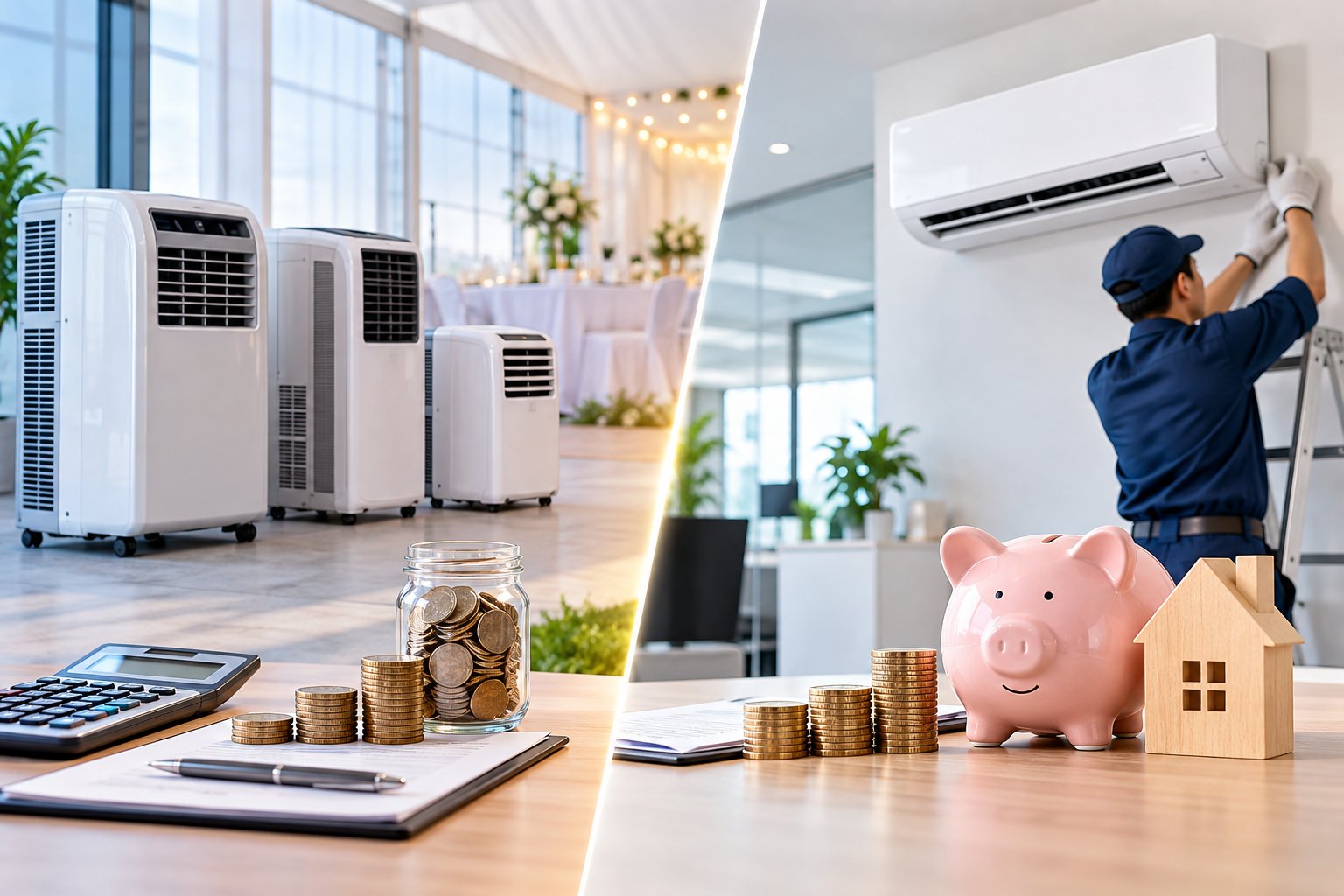 Ảnh minh hoạ: Thuê máy lạnh ngắn hạn hay mua mới: Cách chọn