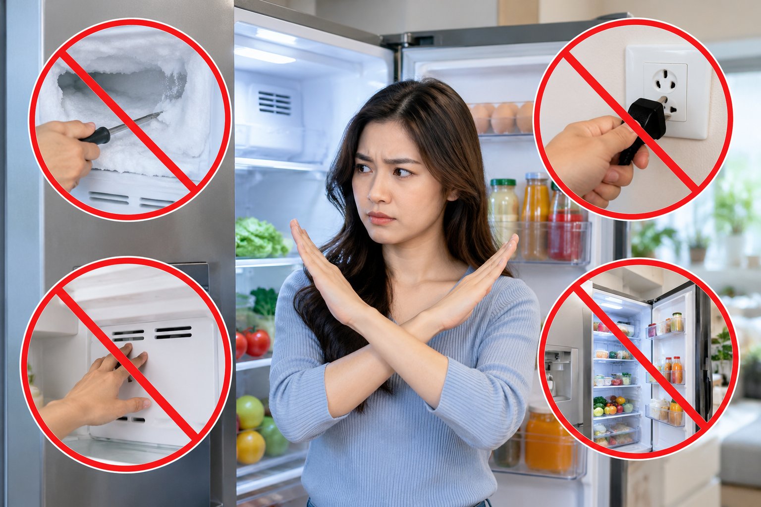 Ảnh minh hoạ: Ngăn đá lạnh nhưng ngăn mát không lạnh: Cách kiểm tra