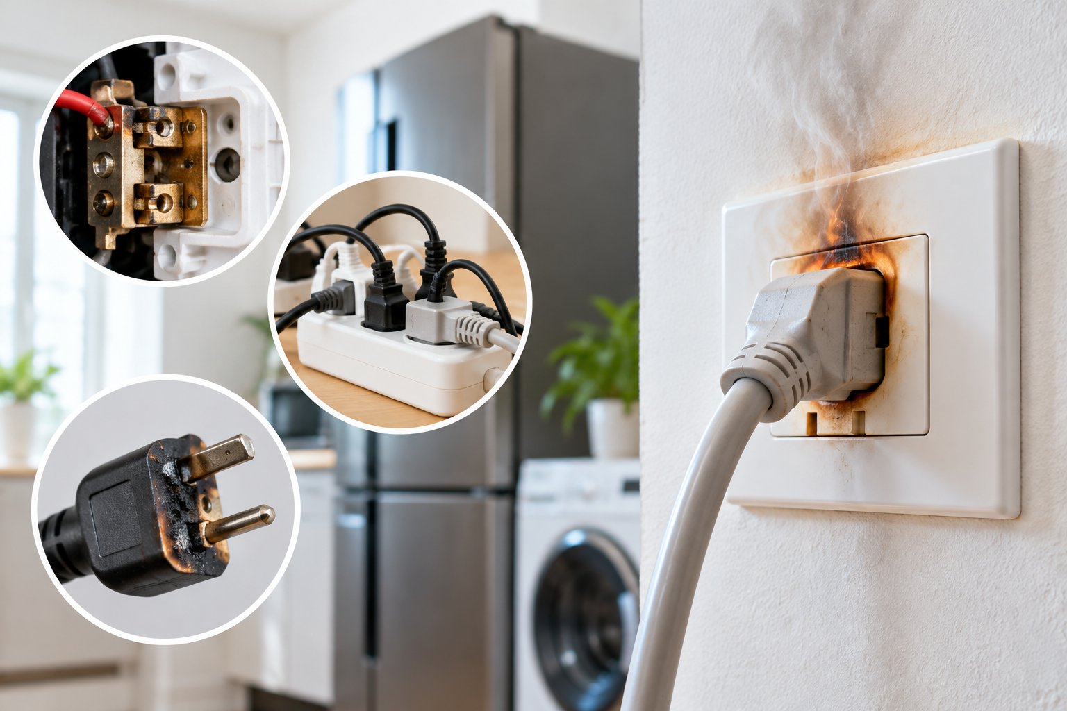 Ảnh minh hoạ: Ổ cắm thiết bị điện lạnh bị nóng: Khi nào nguy hiểm?