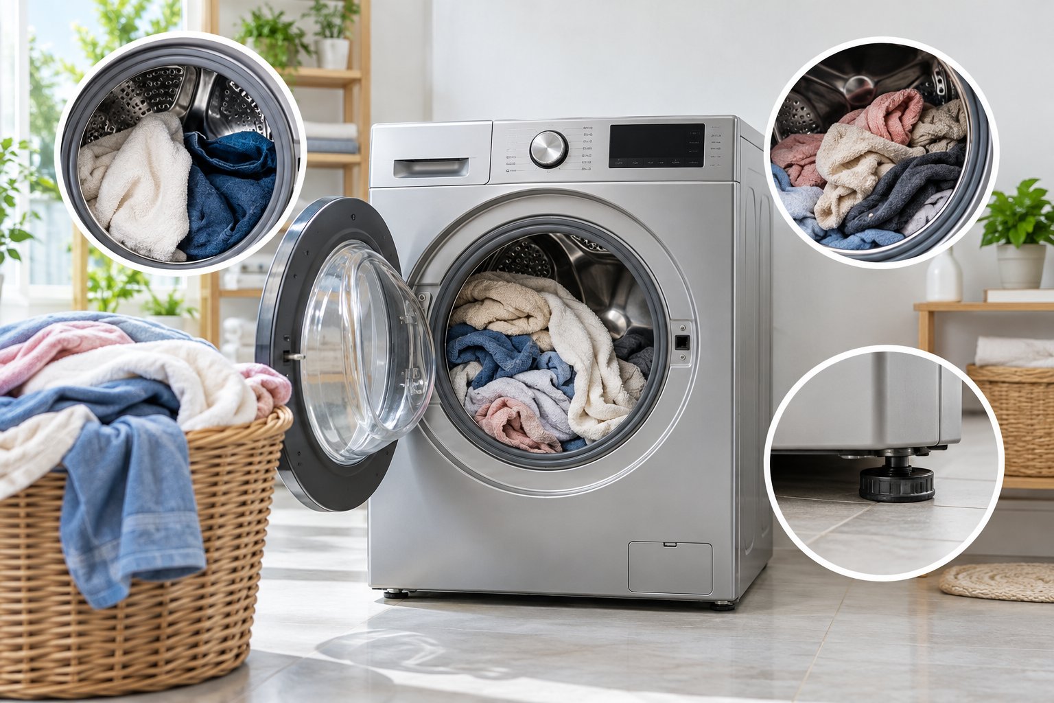 Ảnh minh hoạ: Máy giặt LG báo lỗi UE: Nguyên nhân, cách xử lý