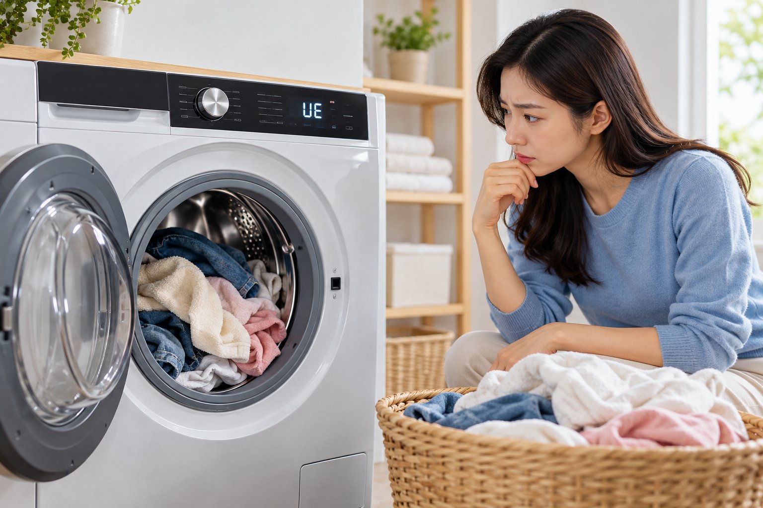 Ảnh minh hoạ: Máy giặt LG báo lỗi UE: Nguyên nhân, cách xử lý