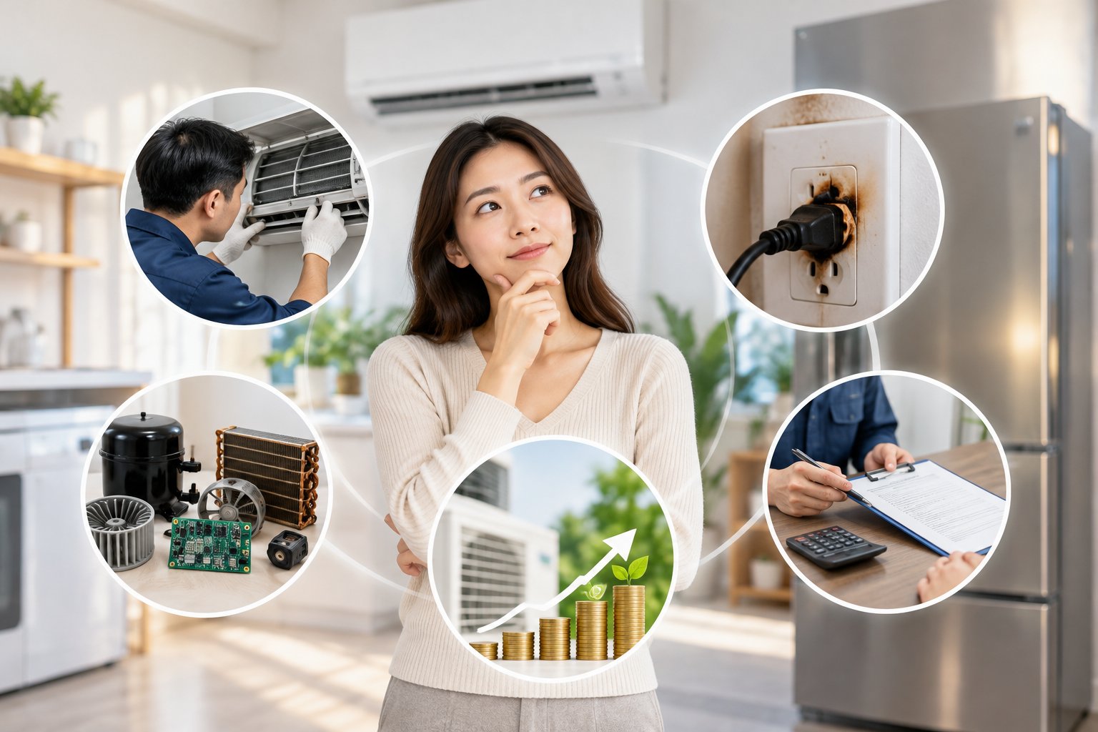 Khi nào nên sửa hay thay thiết bị điện lạnh? 1 Ảnh minh hoạ: Khi nào nên sửa hay thay thiết bị điện lạnh?