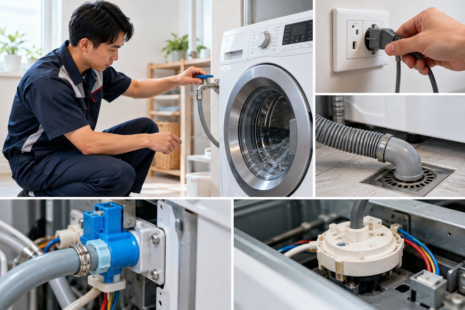 Ảnh minh hoạ: Máy giặt cấp nước liên tục: Phân biệt và xử lý