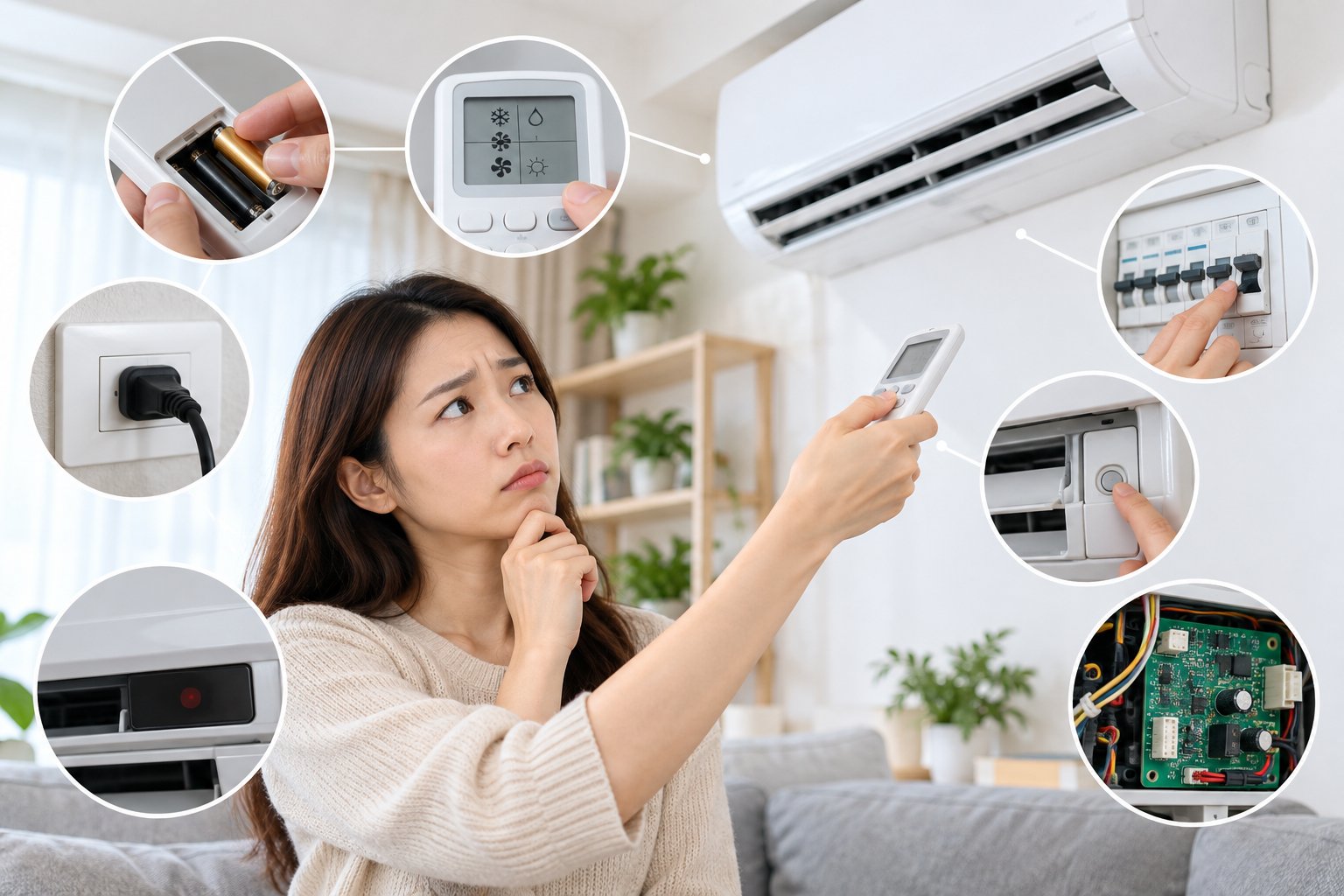 Điều hòa bật không lên dù remote vẫn hiển thị 3 Ảnh minh hoạ: Điều hòa bật không lên dù remote vẫn hiển thị
