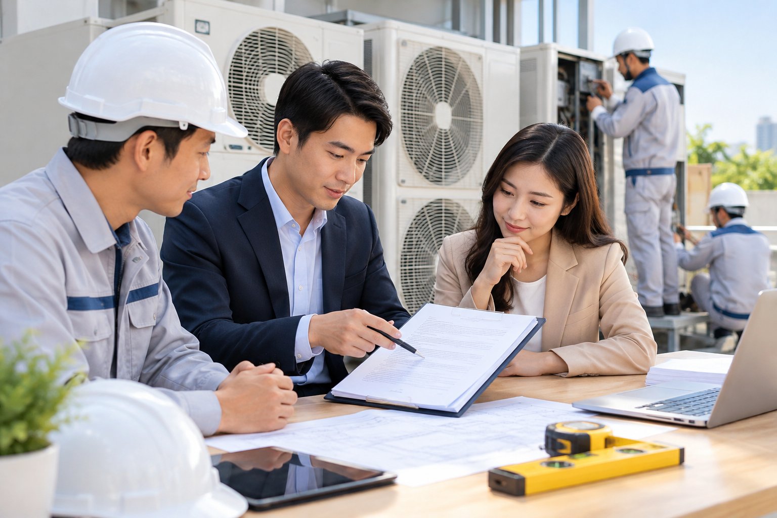 Ảnh minh hoạ: Điều khoản bảo hành hợp đồng máy lạnh công trình