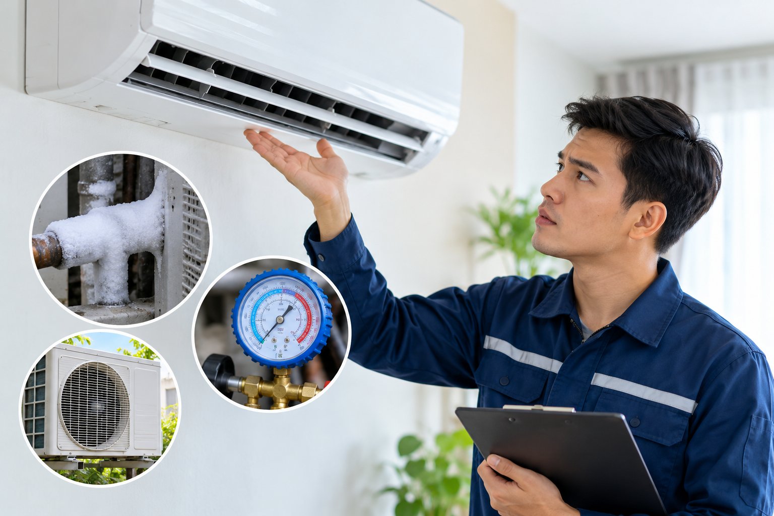 Ảnh minh hoạ: Điều hòa không mát có cần bơm gas không?