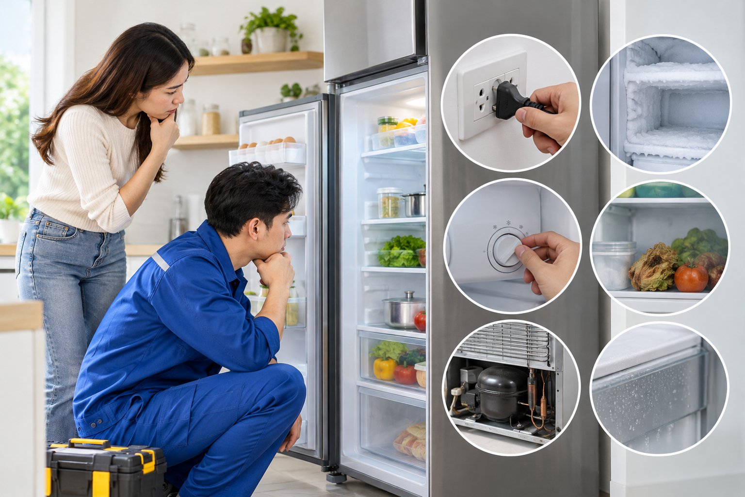 Ảnh minh hoạ: Các lỗi tủ lạnh thường gặp: Nguyên nhân và cách xử lý