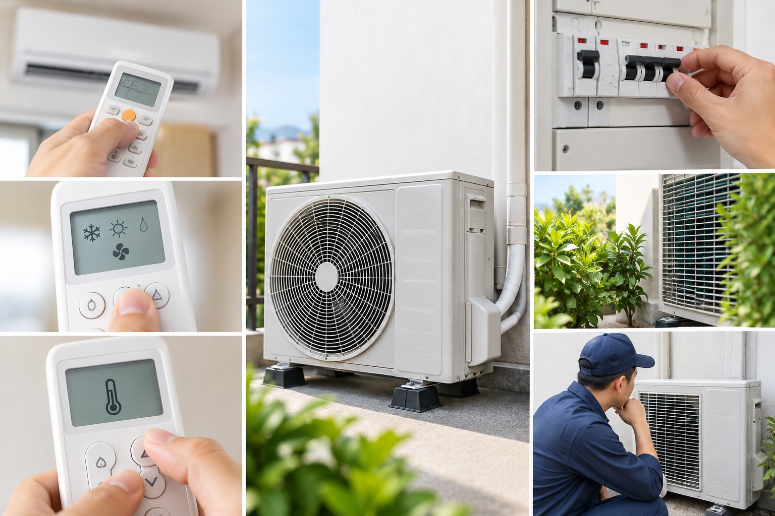 Ảnh minh hoạ: Cục nóng điều hòa không chạy: Cách kiểm tra an toàn