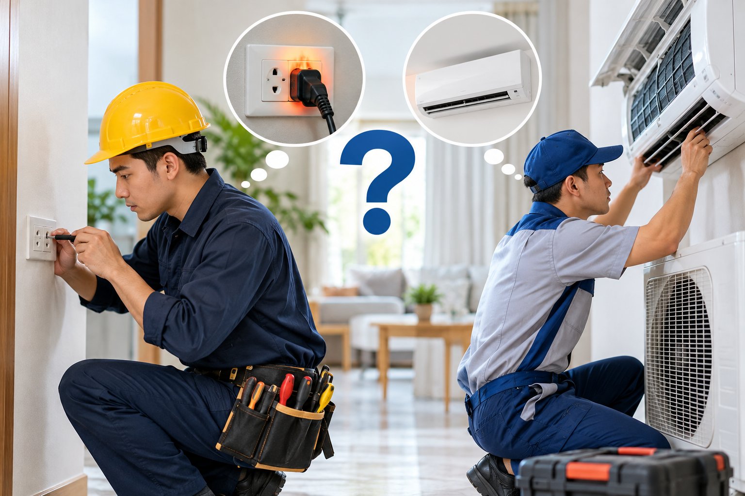 Ảnh minh hoạ: Ổ cắm thiết bị điện lạnh bị nóng: Khi nào nguy hiểm?