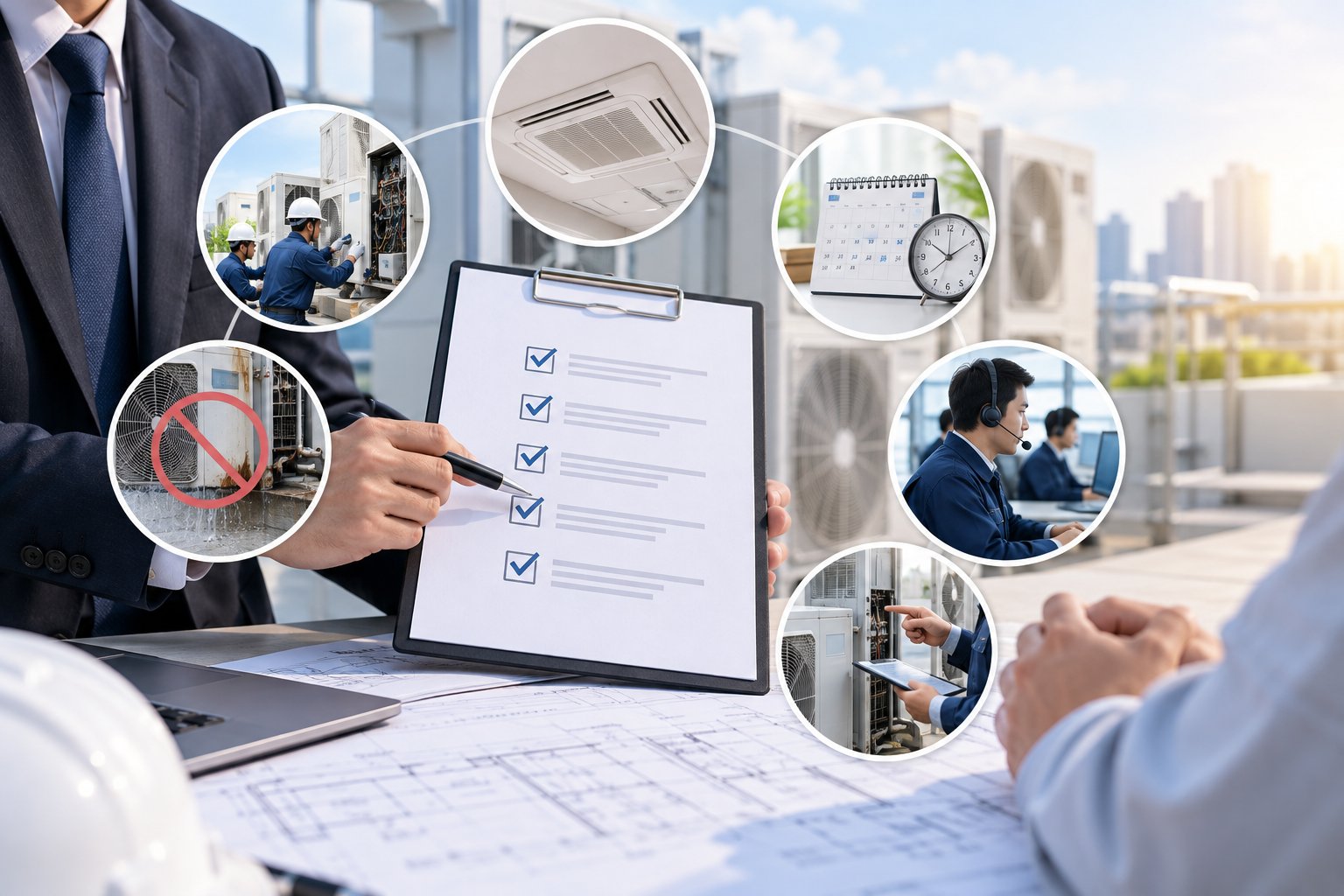 Ảnh minh hoạ: Điều khoản bảo hành hợp đồng máy lạnh công trình