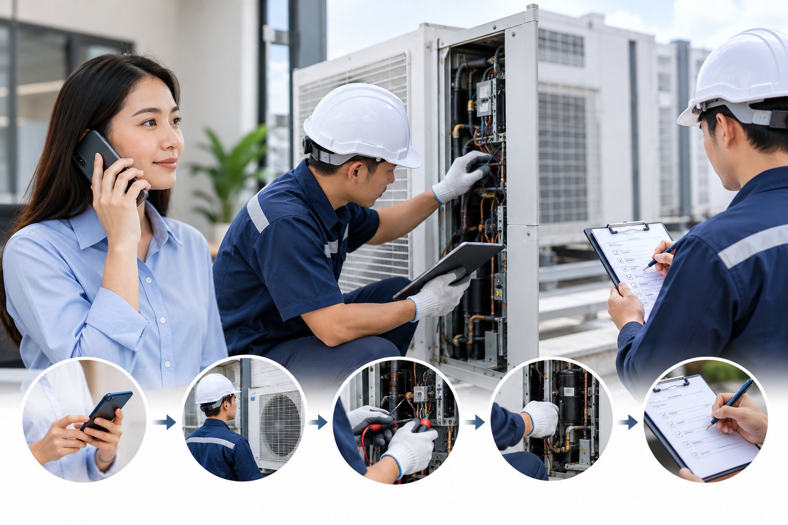 Ảnh minh hoạ: Điều khoản bảo hành hợp đồng máy lạnh công trình