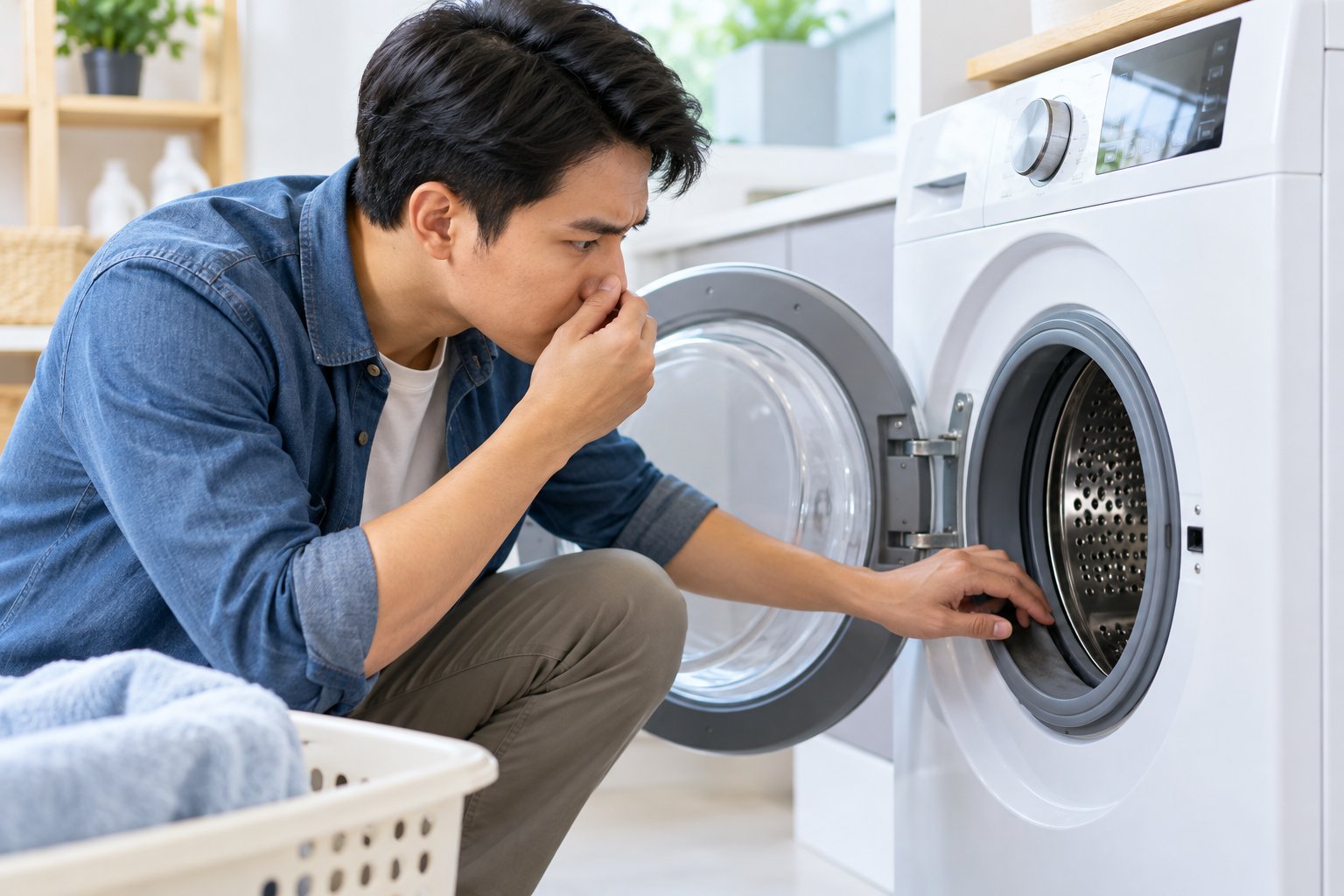 Ảnh minh hoạ: Máy giặt có mùi khét: Xử lý an toàn thế nào?